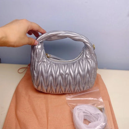 Handtas Dames - Gewatteerde Mini Tas met Handvat | Chique