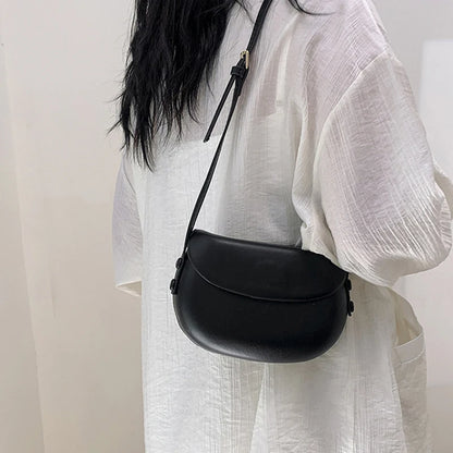 Crossbody Tas Dames - Compacte Saddle Bag met Flapsluit | Casual