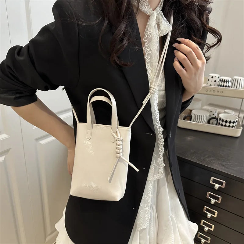 Tas Dames - Mini Crossbody Tas met Handvat en Riem | Chique