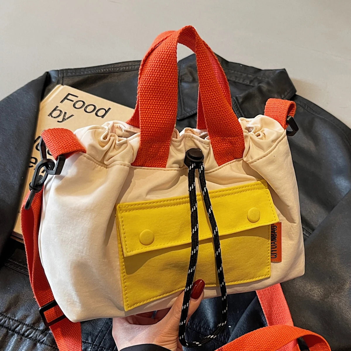 Crossbody Tas Dames - Mini Tas met Voorvakken en Brede Riem | Casual