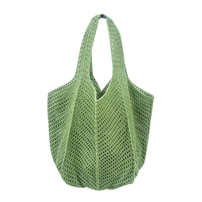 Tas Dames - Grote Gehaakte Shopper met Open Vlechtstructuur | Boho