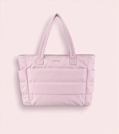 Tas Dames - Lichtgewicht Tote Bag met Zijvakken en Dubbele Hengsels