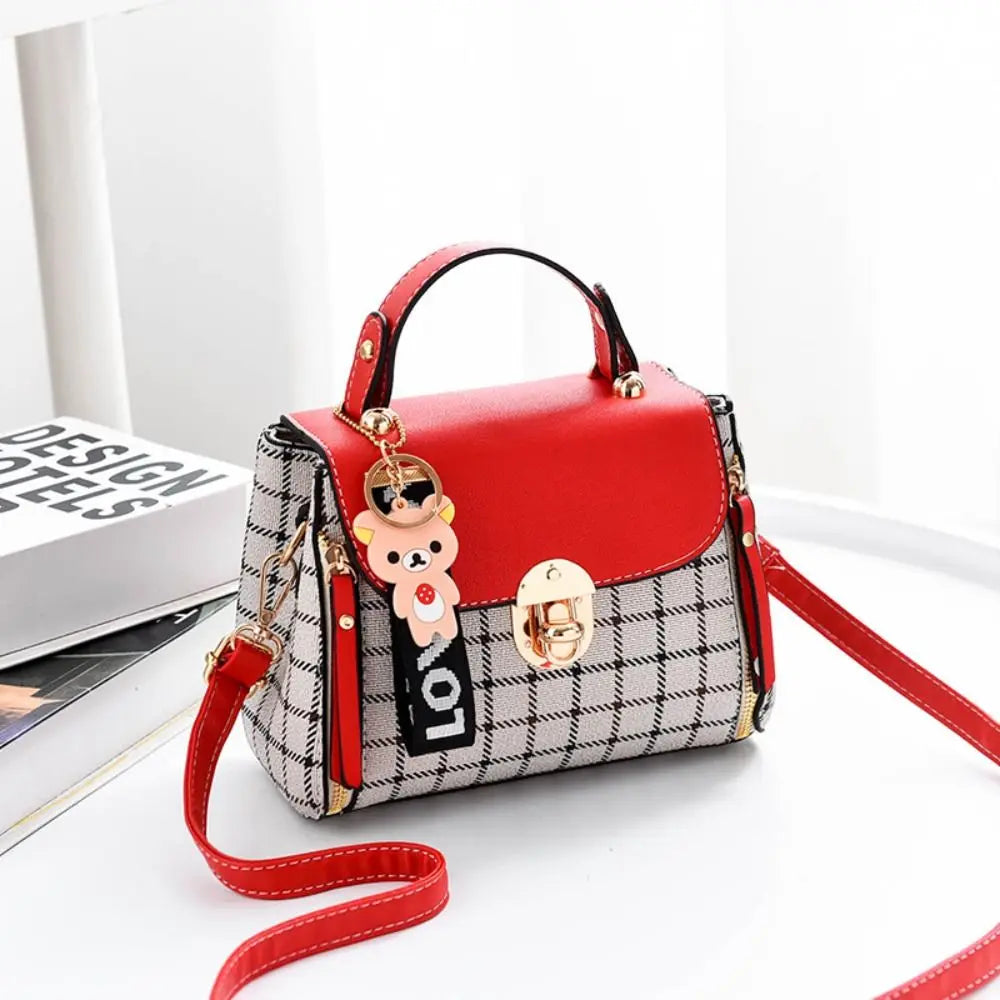 Tas Dames - Mini Handtas met Schouderriem en Slot | Schattig