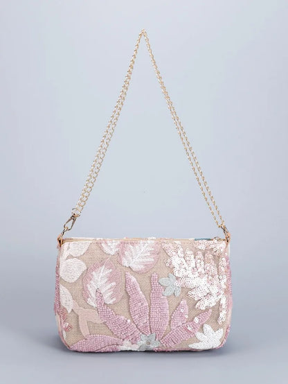 Schoudertas Dames - Romantische Hobo Bag met Bloemenprint | Zomer