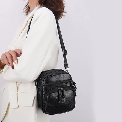 Tas Dames - Crossbody met Meerdere Vakken en Ritssluitingen | Casual