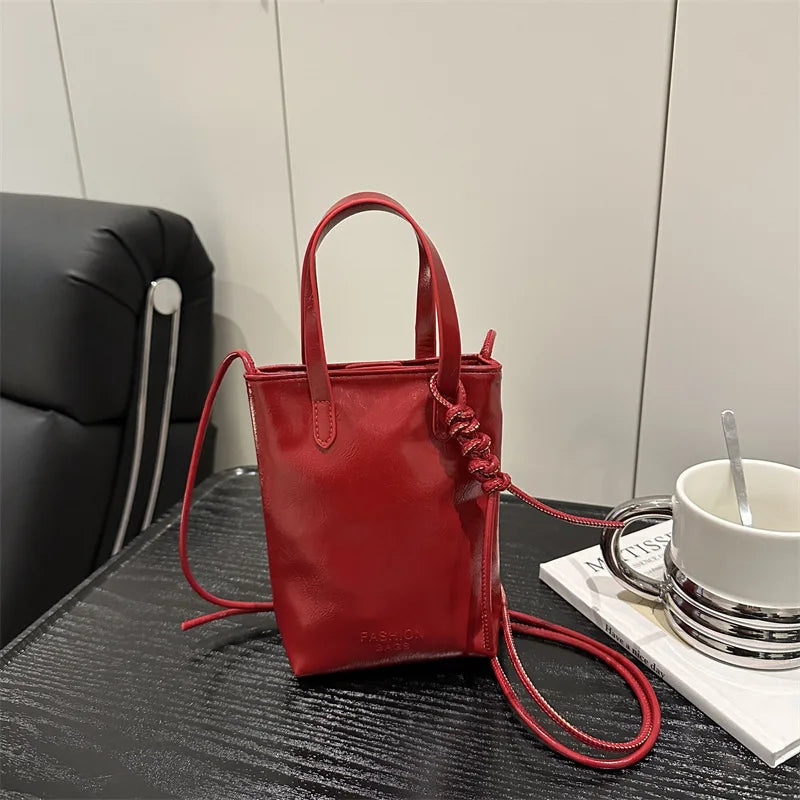 Tas Dames - Mini Crossbody Tas met Handvat en Riem | Chique