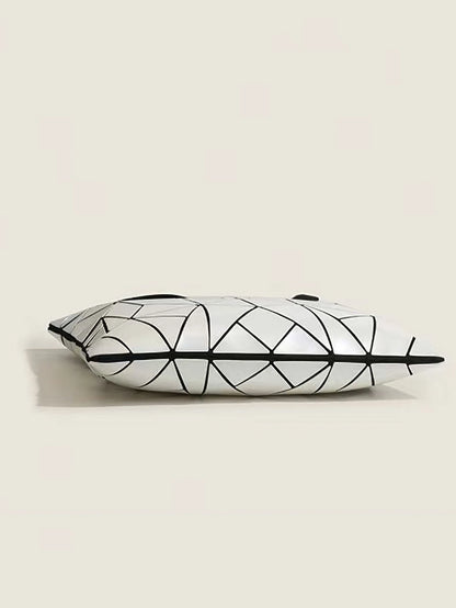 Shopper Dames - Grote Tote Bag met Geometrisch Patroon | Chique