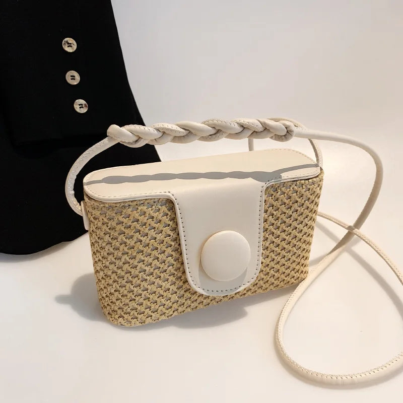 Tas Dames - Gevlochten Crossbody met Draagsluiting | Zomer