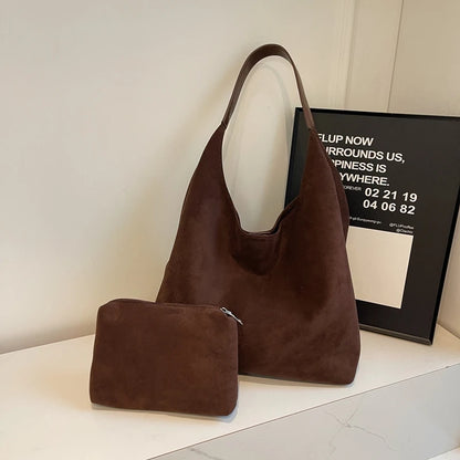 Tas Dames - Grote Zachte Hobo Bag met Enkele Schouderband | Casual