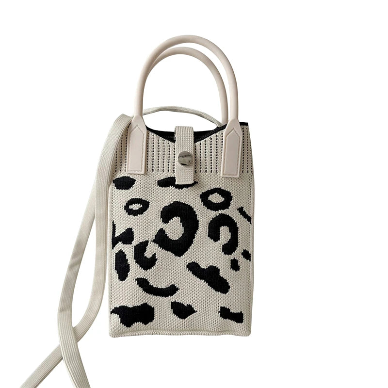 Tas Dames - Gehaakte Nettas met Trekkoord en Binnentas | Boho