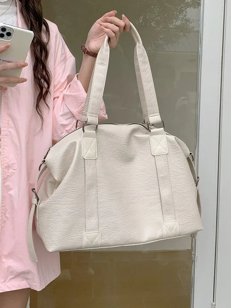 Tas Dames - Grote Schoudertas met Dubbele Handvatten | Casual