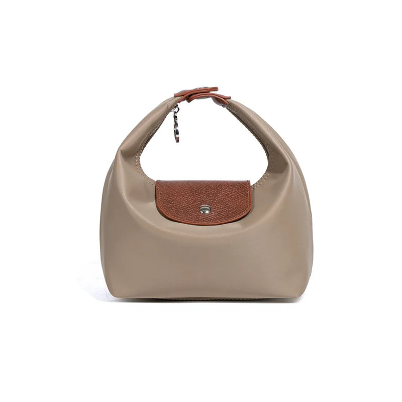 Tas Dames - Halfmaan Schoudertas met Contrasterende Flapdetail | Mini