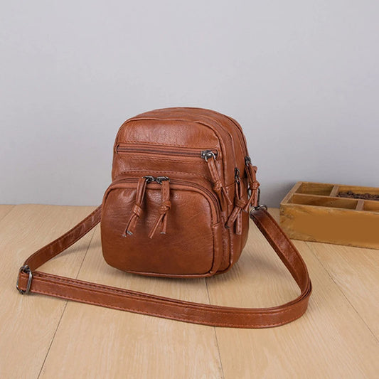 Tas Dames - Crossbody met Meerdere Vakken en Ritssluitingen | Casual