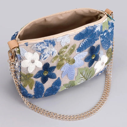 Schoudertas Dames - Romantische Hobo Bag met Bloemenprint | Zomer
