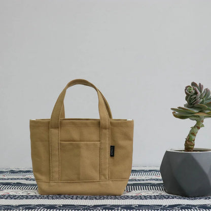 Tas Dames - Ruime Shopper met Zijvakken en Drukknoop | Casual