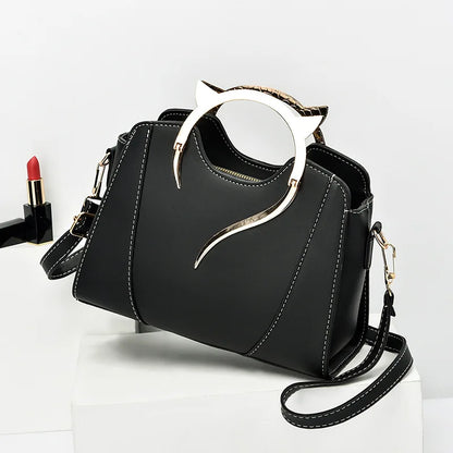 Tas Dames - Stijlvolle Handtas met Gouden Details | Chique