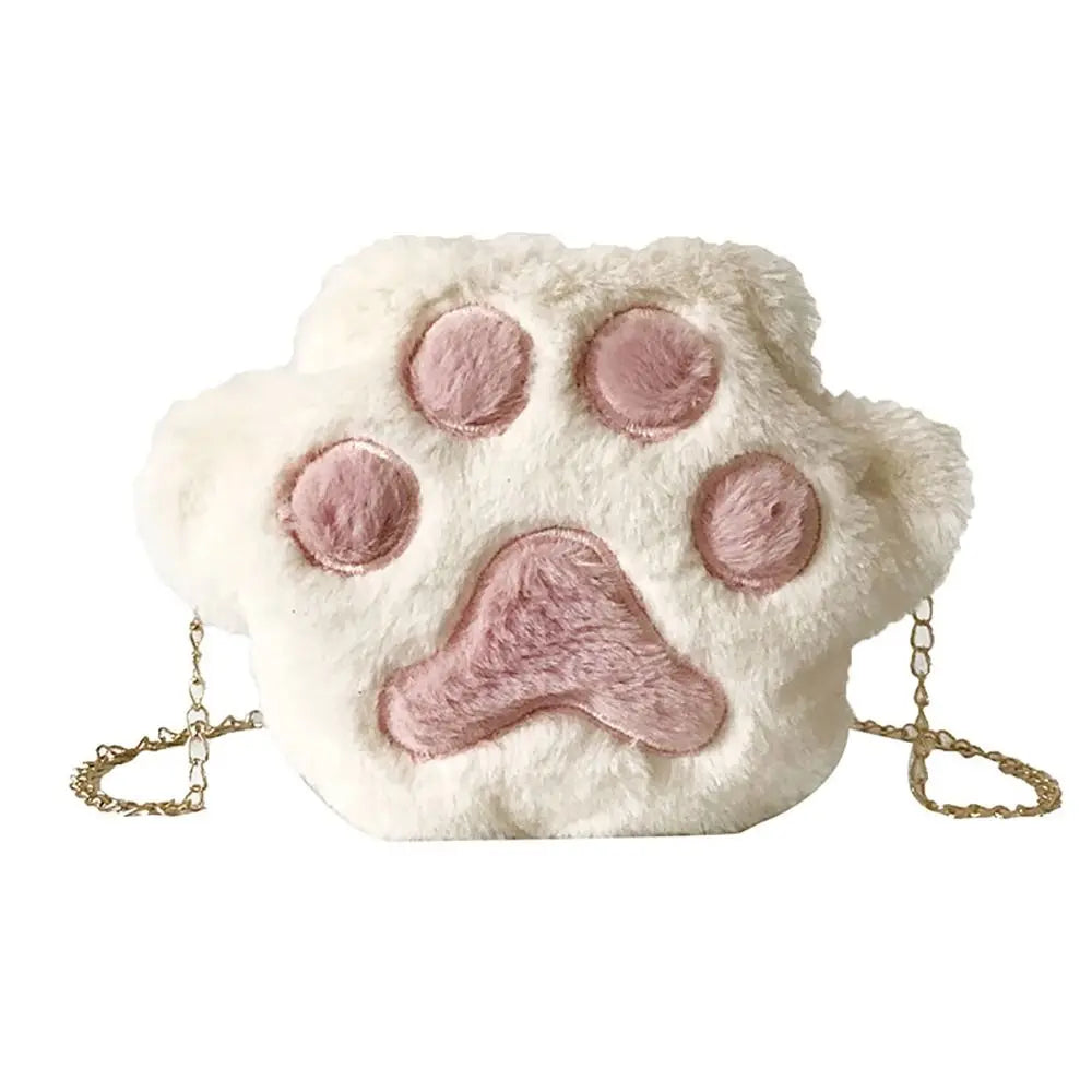 Schoudertas Dames - Pluche Kattenpoot Design | Crossbody