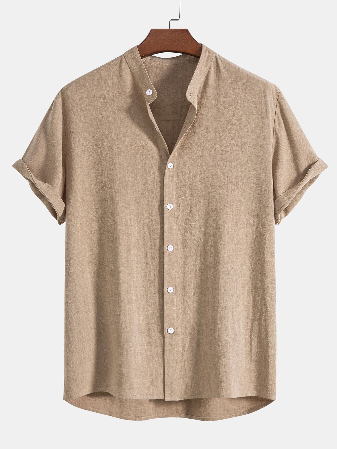 Sem - Casual Linnen Zomer Set Heren met Korte Mouw Overhemd en Broek