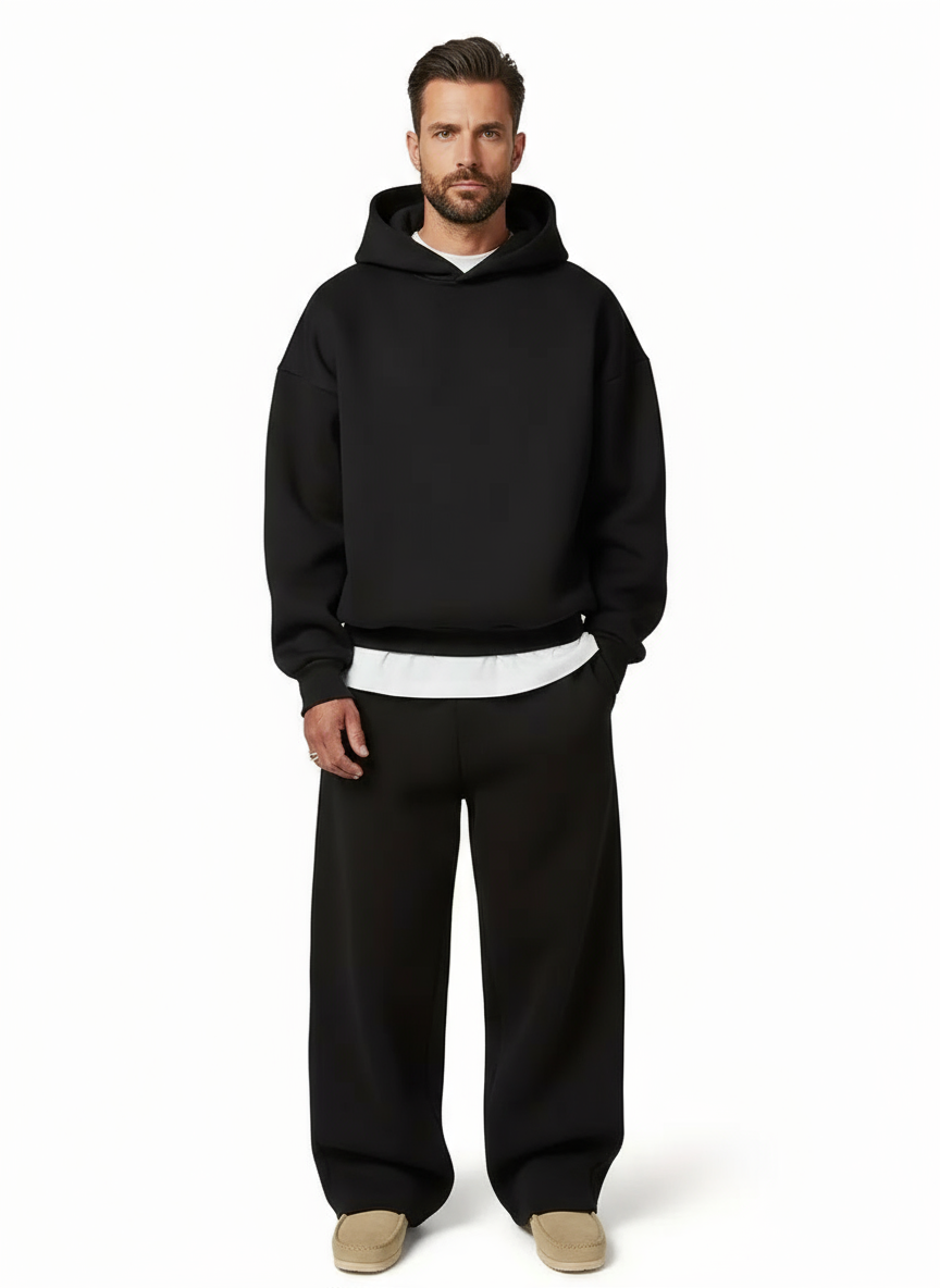 Sem - Heren Oversized Loungewear Set Comfort met Hoodie en Joggingbroek