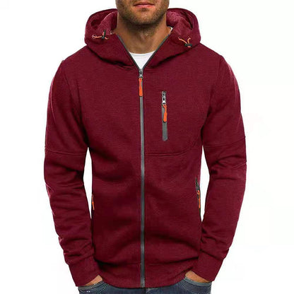 Sem - Heren Sweatvest Licht Casual Smart voor de Herfst met Capuchon