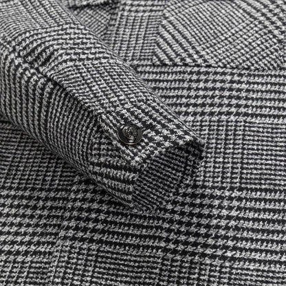 Bram - Heren Jas Wol Stijl Casual Smart met Borstzakken voor Herfst