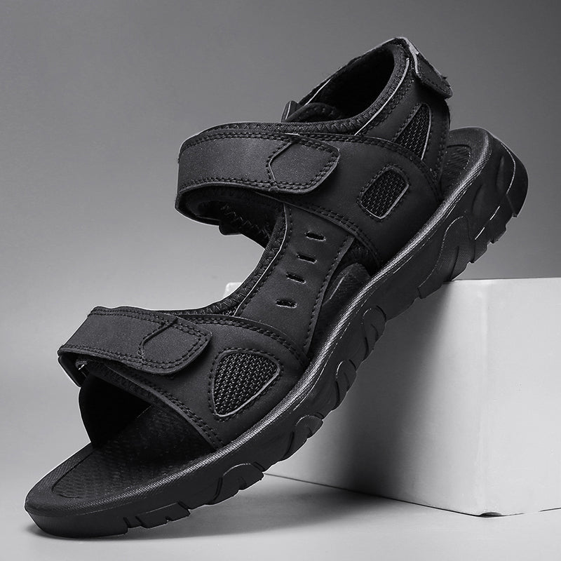Sem - Stoere Orthopedische Sandalen Heren met Verstelbare Klittenbandsluiting en Ondersteunende Zool