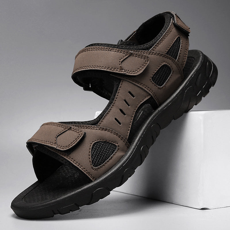 Sem - Stoere Orthopedische Sandalen Heren met Verstelbare Klittenbandsluiting en Ondersteunende Zool