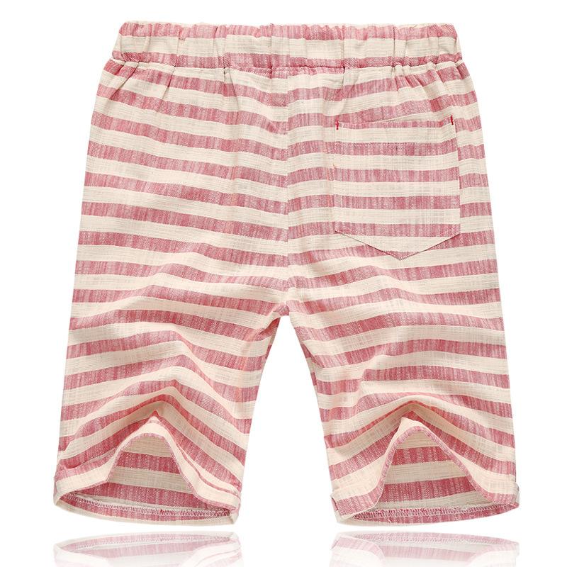 Sem - Stoere Linnen Short Heren met Trekkoord en Elastische Taille