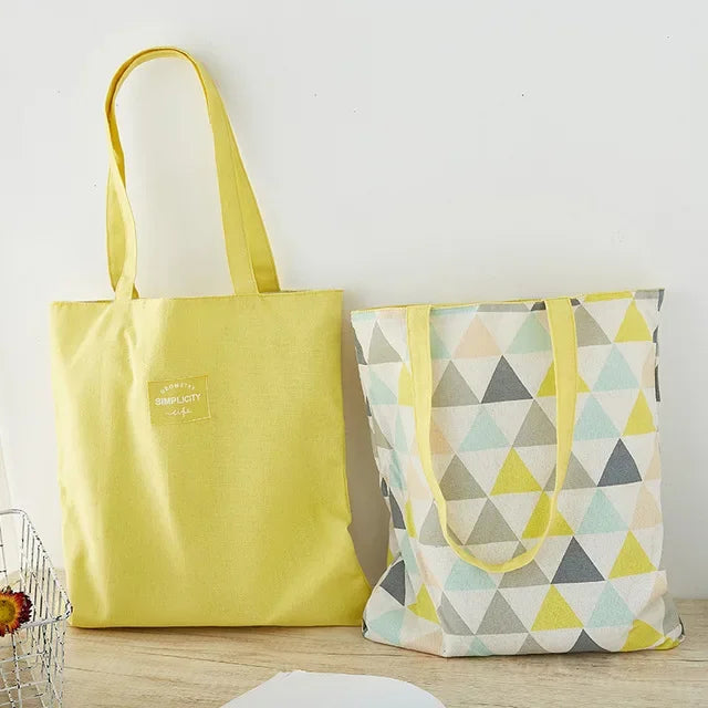 Tas Dames - Omkeerbare Tote Bag met Fruitprint | Speels
