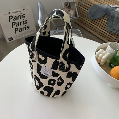 Tas Dames - Bucket Bag met Luipaardprint | Speels en Stijlvol