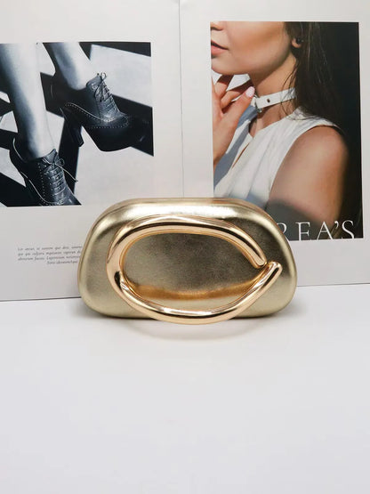 Tas Dames - Clutch met Gouden Detail | Chique