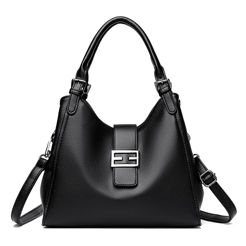 Tas Dames - Groot Model met Schouderriem en Dubbel Handvat | Chic