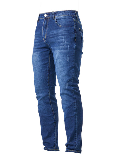 Jeans Heren - Skinny Fit met Lichte Wassing en Stretch | Casual