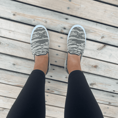 Sneakers Dames - Platte Instapper met Ronde Neus | Casual