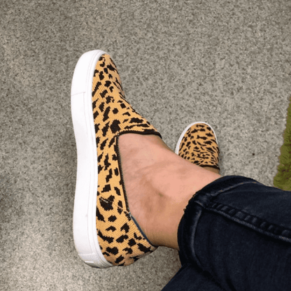 Sneakers Dames - Platte Instapper met Ronde Neus | Casual