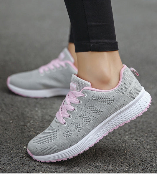 Hardloop Schoenen Dames - Lichte Zool met Vetersluiting | Sport