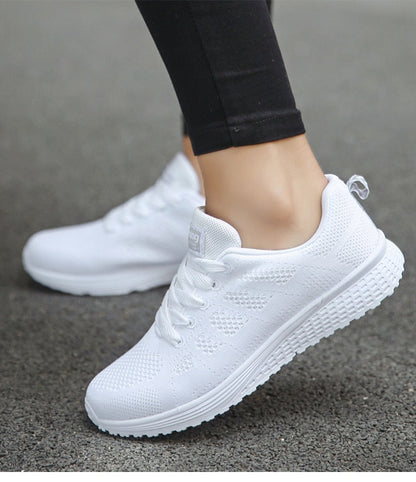Hardloop Schoenen Dames - Lichte Zool met Vetersluiting | Sport