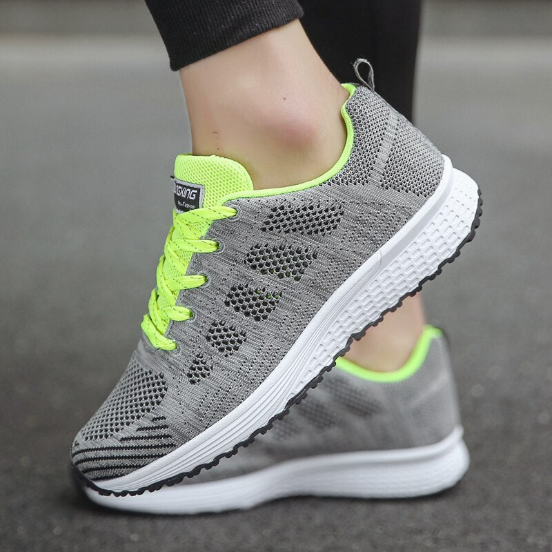 Hardloop Schoenen Dames - Lichte Zool met Vetersluiting | Sport