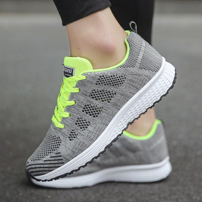 Hardloop Schoenen Dames - Lichte Zool met Vetersluiting | Sport