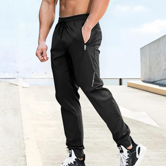 Joggingbroek Heren - Slim Fit met Ritszakken | Sport