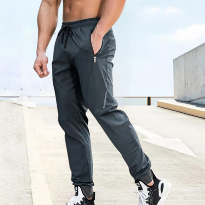 Joggingbroek Heren - Slim Fit met Ritszakken | Sport