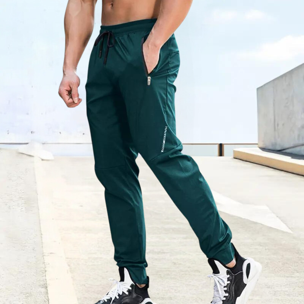 Joggingbroek Heren - Slim Fit met Ritszakken | Sport