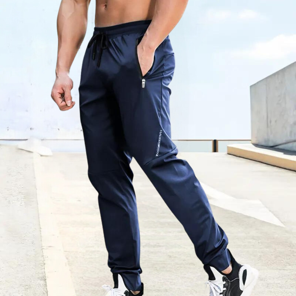 Joggingbroek Heren - Slim Fit met Ritszakken | Sport