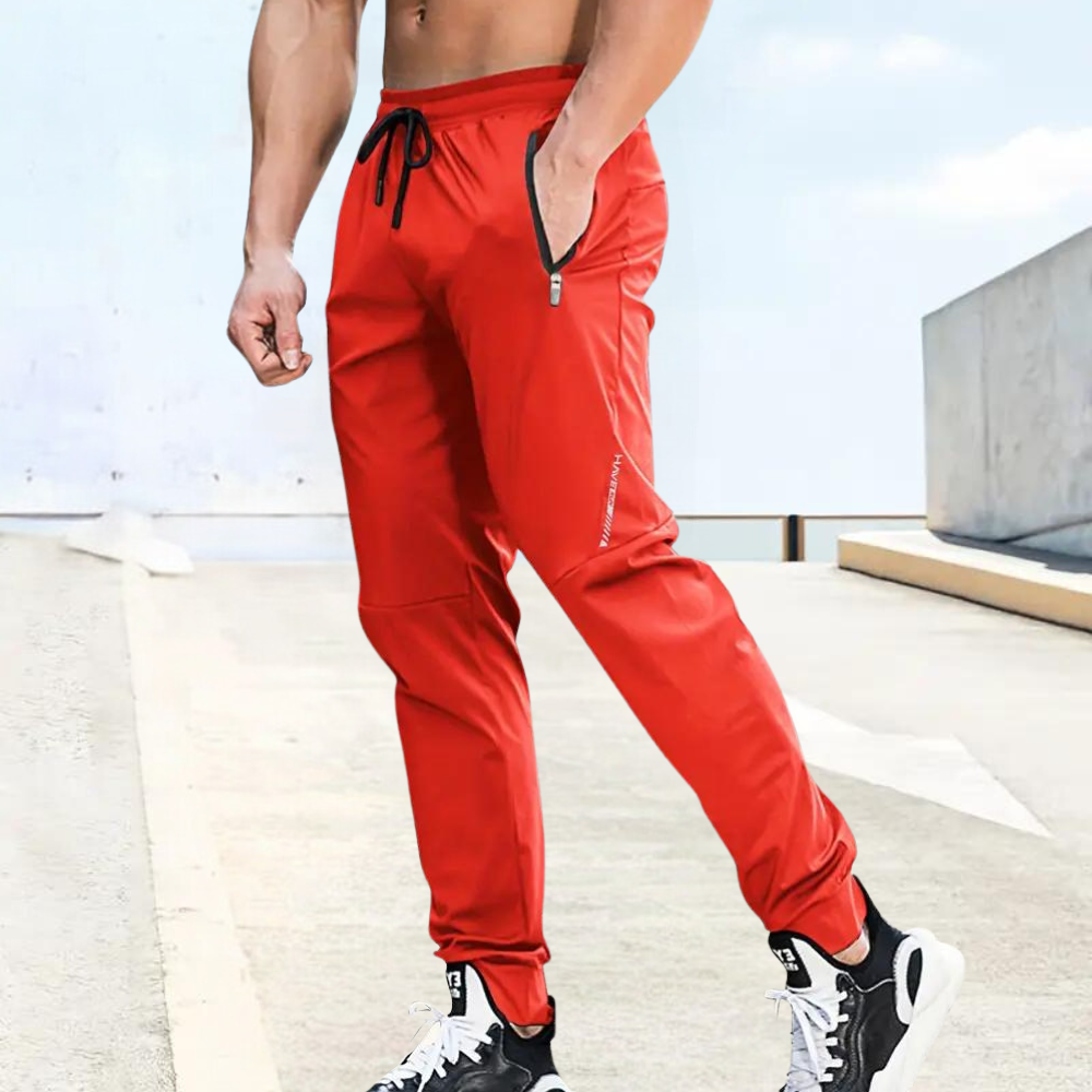 Joggingbroek Heren - Slim Fit met Ritszakken | Sport