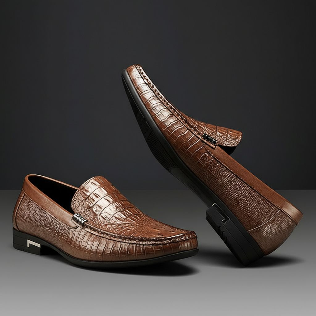 Stijn - Heren Loafers Net voor de Winter met Instapmodel en Vlakke Zool