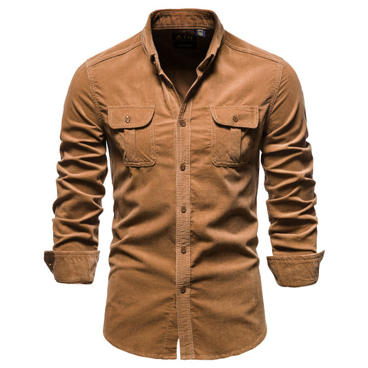 Stijn - Heren Overhemd Slim Fit met Twee Borstzakken en Lange Mouwen