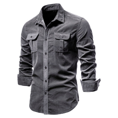 Stijn - Heren Overhemd Slim Fit met Twee Borstzakken en Lange Mouwen