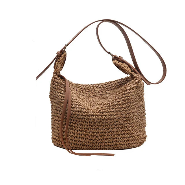 Tas Dames - Gevlochten Hobo met Verstelbare Schouderband | Bohemien