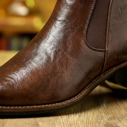 Sven - Heren Chelsea Boots Net Warm Gevoerd met Elastische Instap
