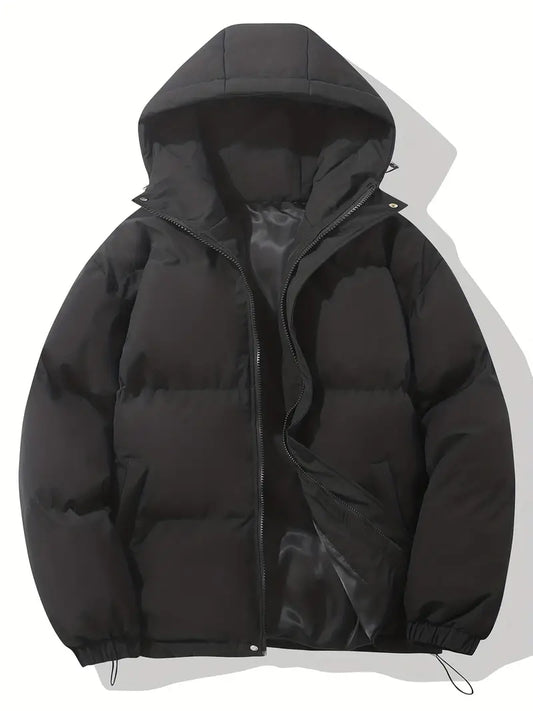 Sven - Heren Winterjas Gewatteerd Puffer Model met Capuchon en Rits